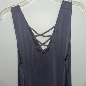 American Eagle charcoal grey tank top, size XL
